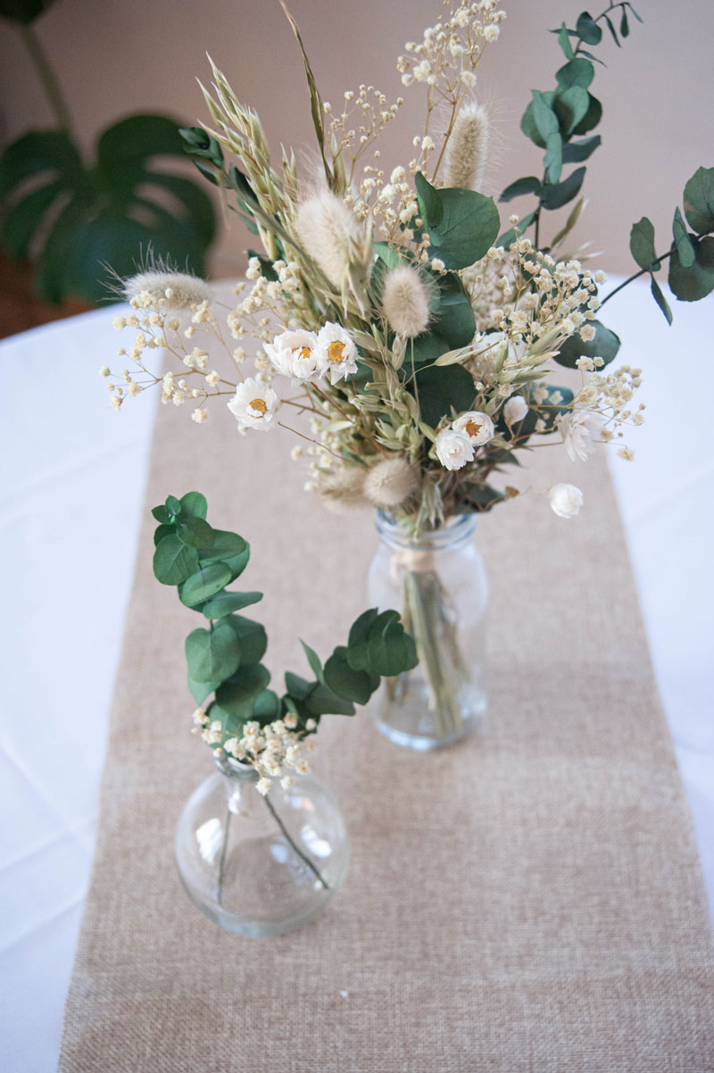 Centre de table | Louise - MarieAlthea.fr - Livraison de Bouquets de Fleurs  Séchées